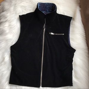 Reversible velvet vest